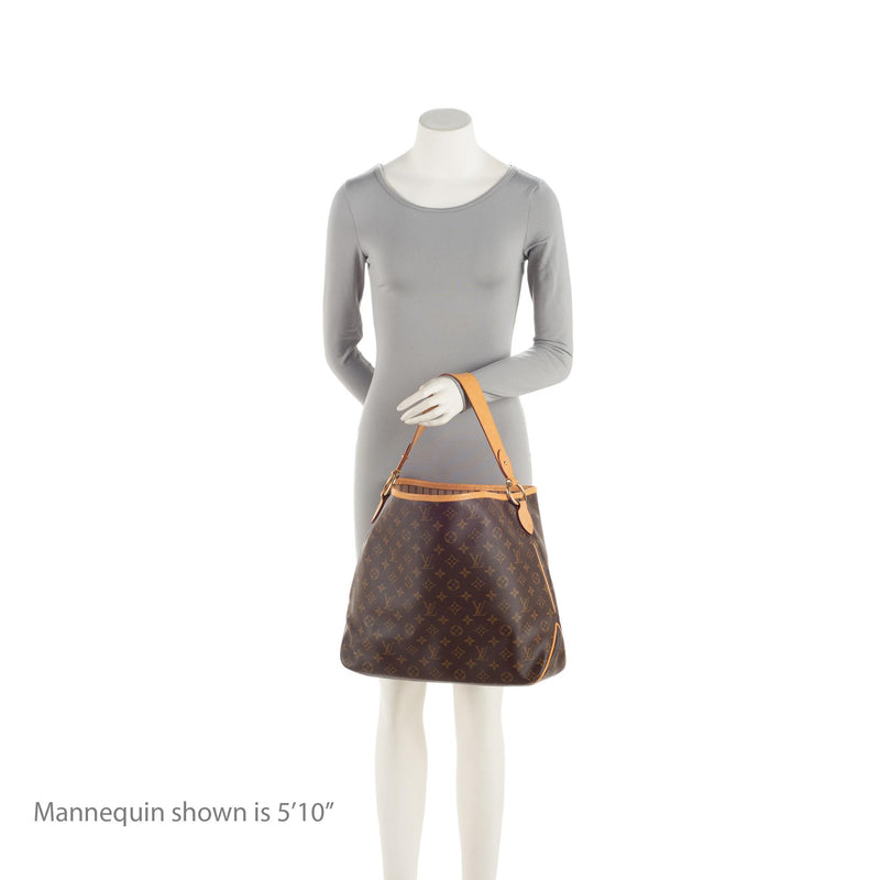 Louis Vuitton Monogram Canvas Delightful MM Shoulder Bag (SHF-gE09II)