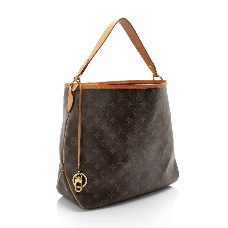 Louis Vuitton Monogram Canvas Delightful MM Shoulder Bag (SHF-gE09II)