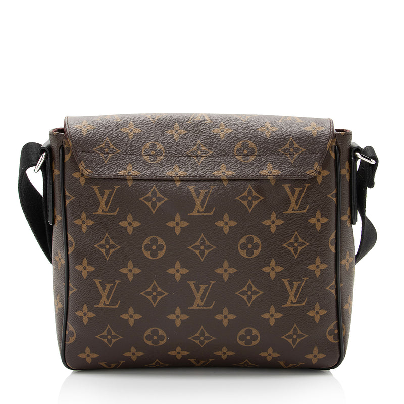 Louis Vuitton Messenger Monogram PM Brown in Glazed Canvas with Black-tone  - US