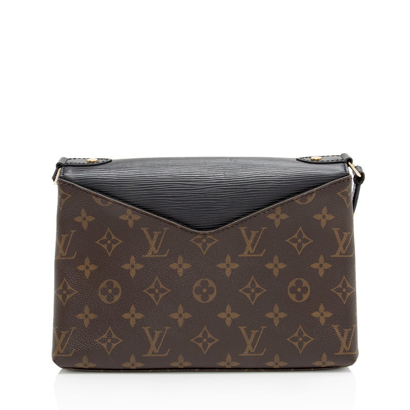 Louis Vuitton Monogram Canvas Epi Leather Saint Michel Shoulder Bag (SHF-aOrIRJ)