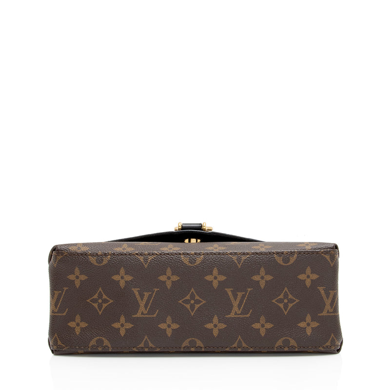 Louis Vuitton Monogram Canvas Epi Leather Saint Michel Shoulder Bag (SHF-aOrIRJ)