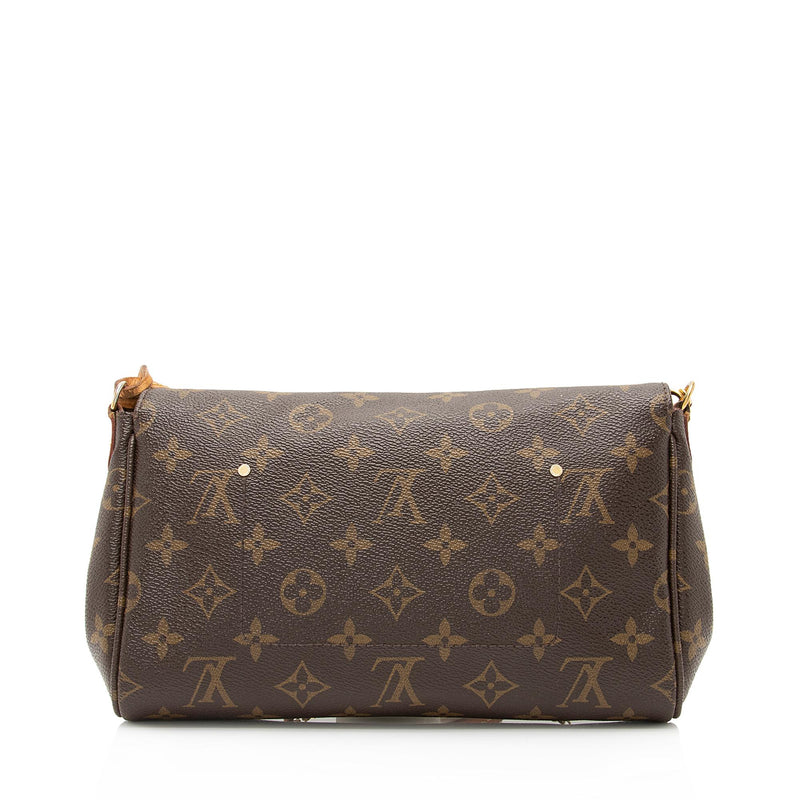 Louis Vuitton Monogram Canvas Favorite MM Shoulder Bag (SHF-jdJmNz