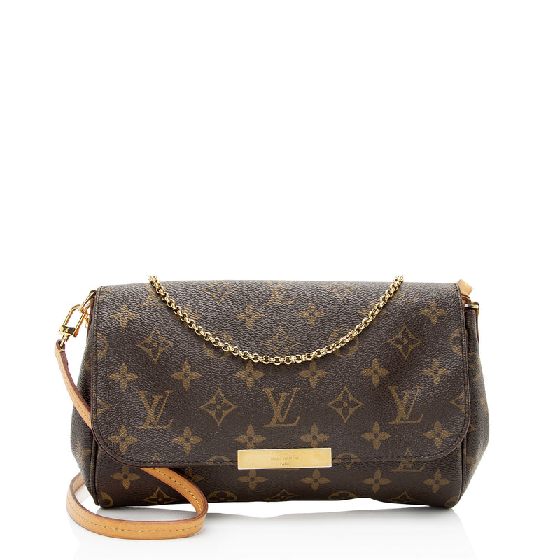 Louis Vuitton Monogram Canvas Favorite MM Shoulder Bag (SHF-Z5GR0S) – LuxeDH