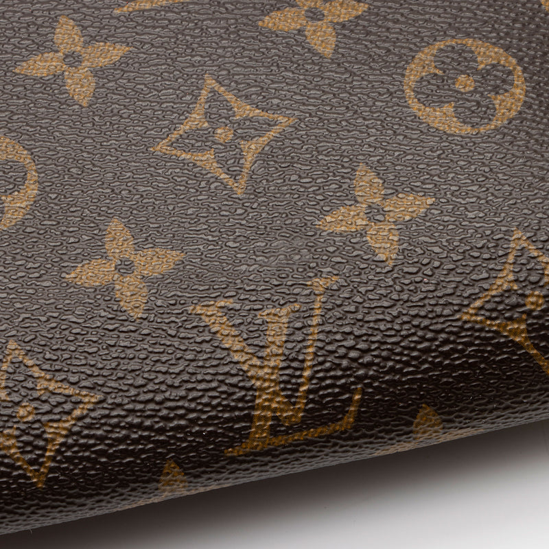 Louis Vuitton Felicie Zip Pouch Insert Monogram Canvas Brown