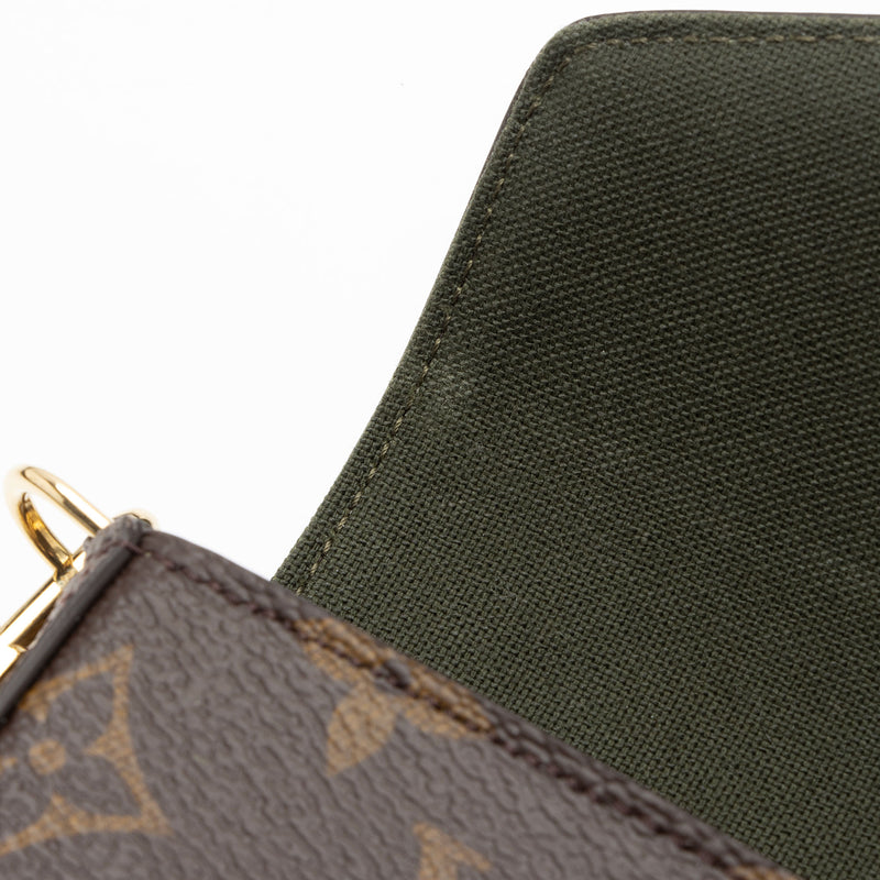 Louis Vuitton Pre-owned Monogram Felicie Strap and Go Shoulder Bag - Brown