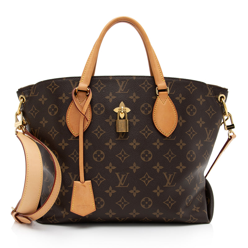 Louis Vuitton Flower Tote Canvas in Brown