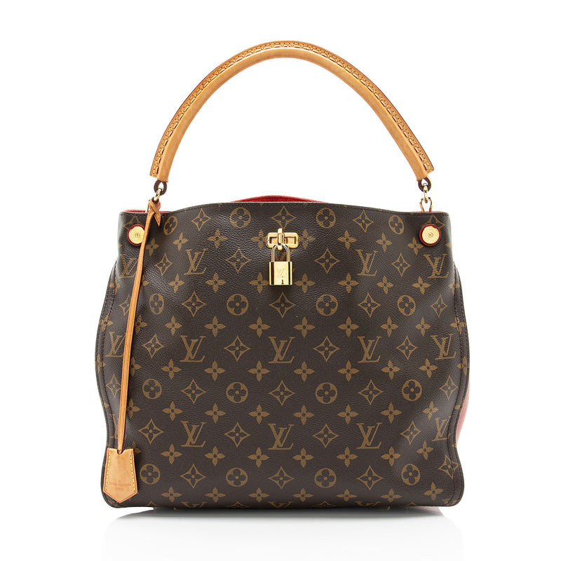 Louis Vuitton Monogram Canvas Gaia Shoulder Bag (SHF-csKU0A)