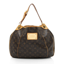 Pre-owned Louis Vuitton 2009 Galliera Pm Tote Bag In Brown