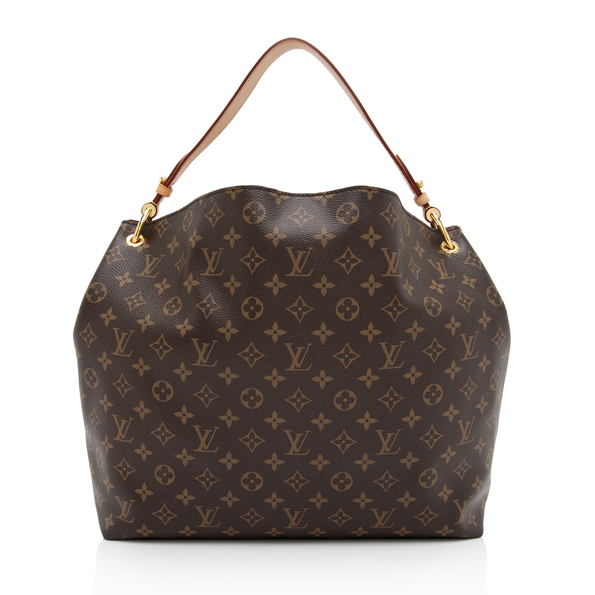 Louis Vuitton Monogram Canvas Graceful MM Hobo (SHF-PRLVbc)