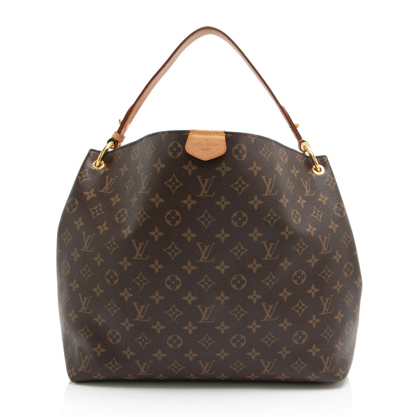 Louis Vuitton Monogram Canvas Graceful MM Hobo (SHF-Qx8RK4)