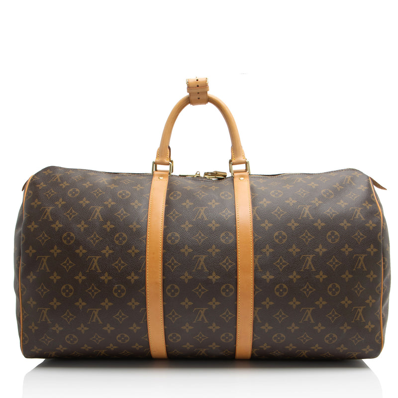 Louis Vuitton Monogram Canvas Keepall 55 Duffle (SHF-b6CIzA)