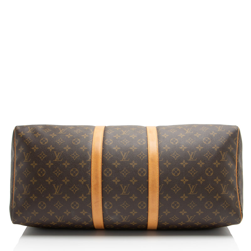 Louis Vuitton Monogram Canvas Keepall 55 Duffle (SHF-b6CIzA)