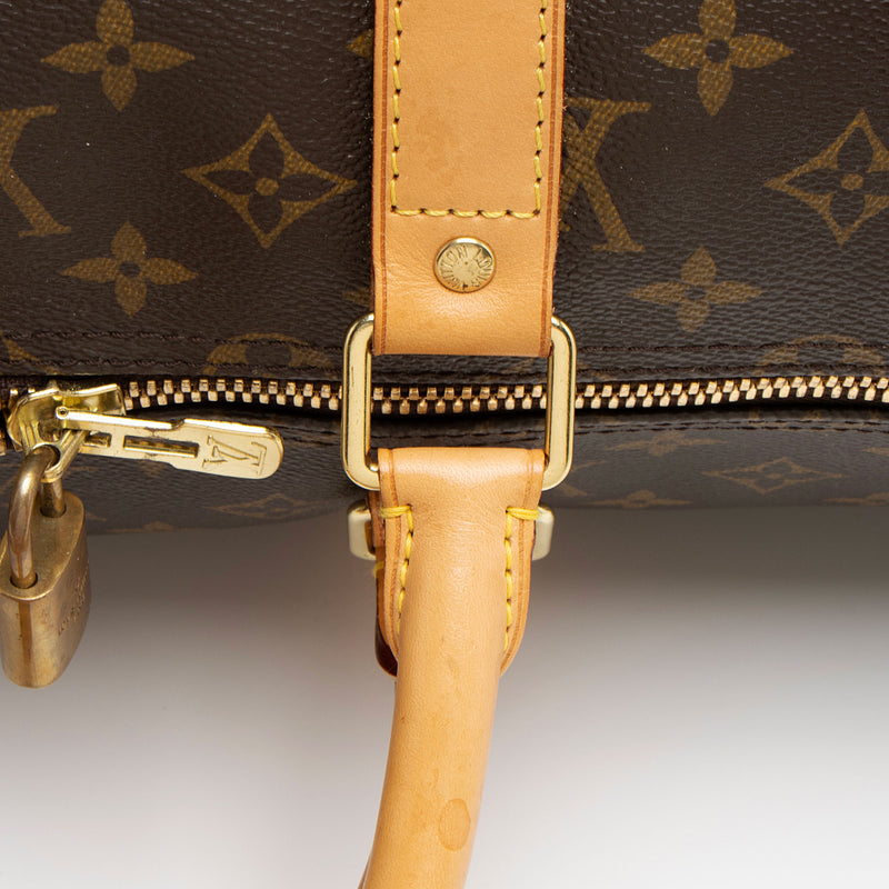 Louis Vuitton Monogram Canvas Keepall 55 Duffle (SHF-b6CIzA)