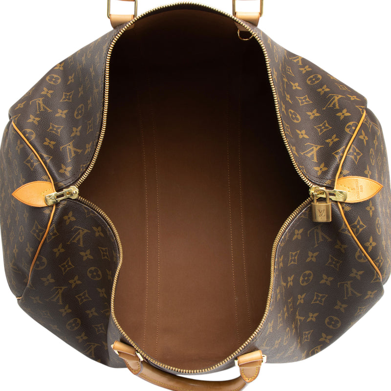 Louis Vuitton Monogram Canvas Keepall 55 Duffle (SHF-b6CIzA)