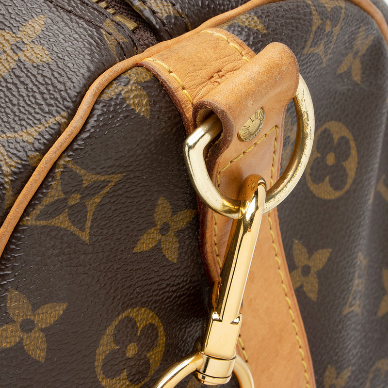 Louis Vuitton Damier Ebene Keepall Bandouliere 55 Duffle Bag (SHF