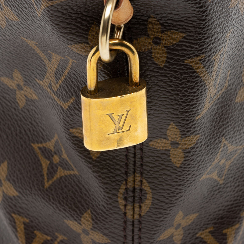 Louis Vuitton Lockit Horizontal Monogram Canvas Tote Bag