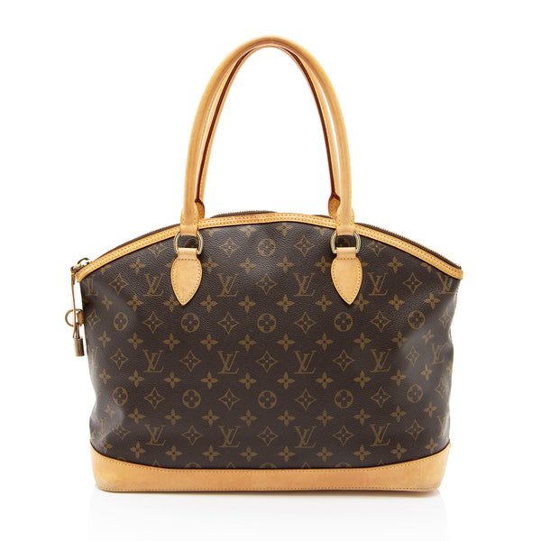 Louis Vuitton Monogram Canvas Lockit Horizontal Tote (SHF-fphLB8)