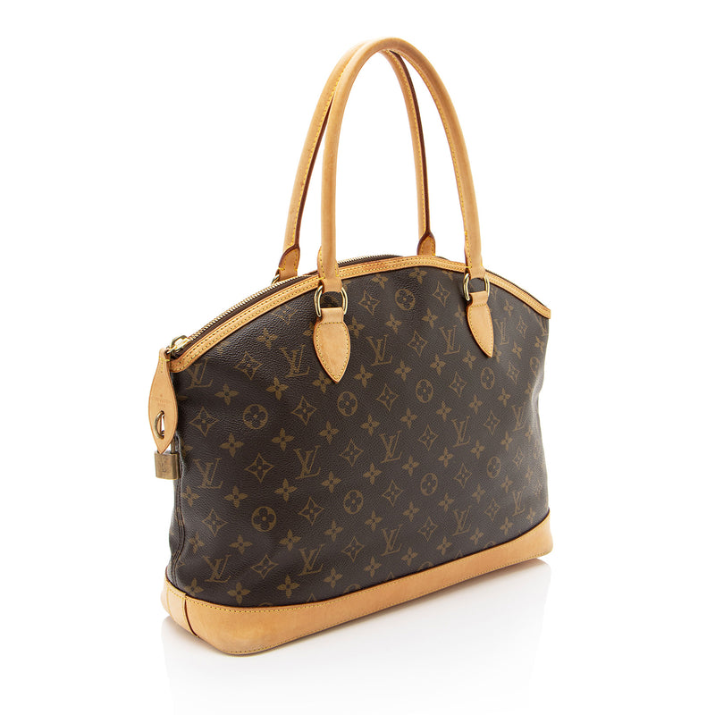 Louis Vuitton Monogram Canvas Lockit Horizontal Tote (SHF-fphLB8)