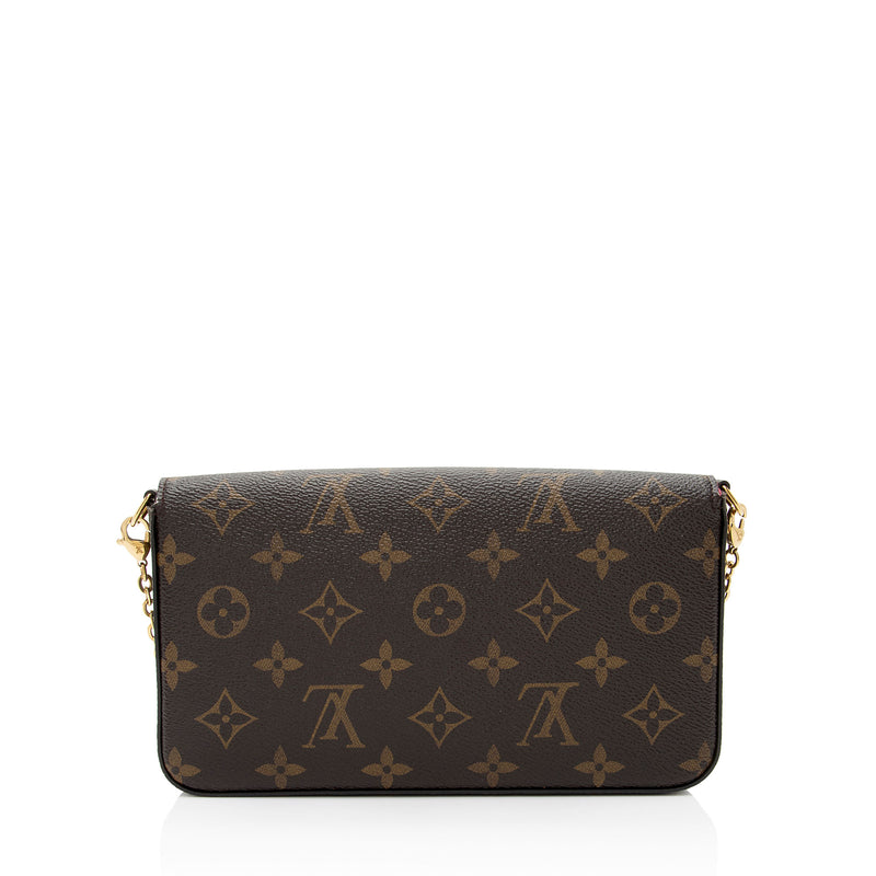 Louis Vuitton Monogram Canvas Love Lock Felicie Pochette (SHF-aJUeKe)