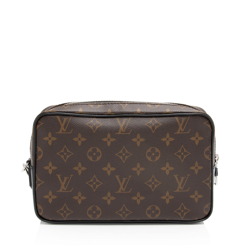 Louis Vuitton Monogram Macassar Kasai Clutch (SHF-ZYOQg7)