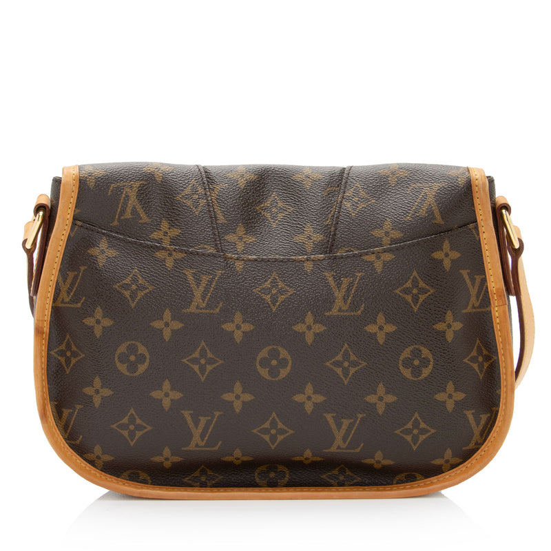 Auth. Louis Vuitton Monogram Menilmontant MM Messenger Coated Canvas  Leather Bag