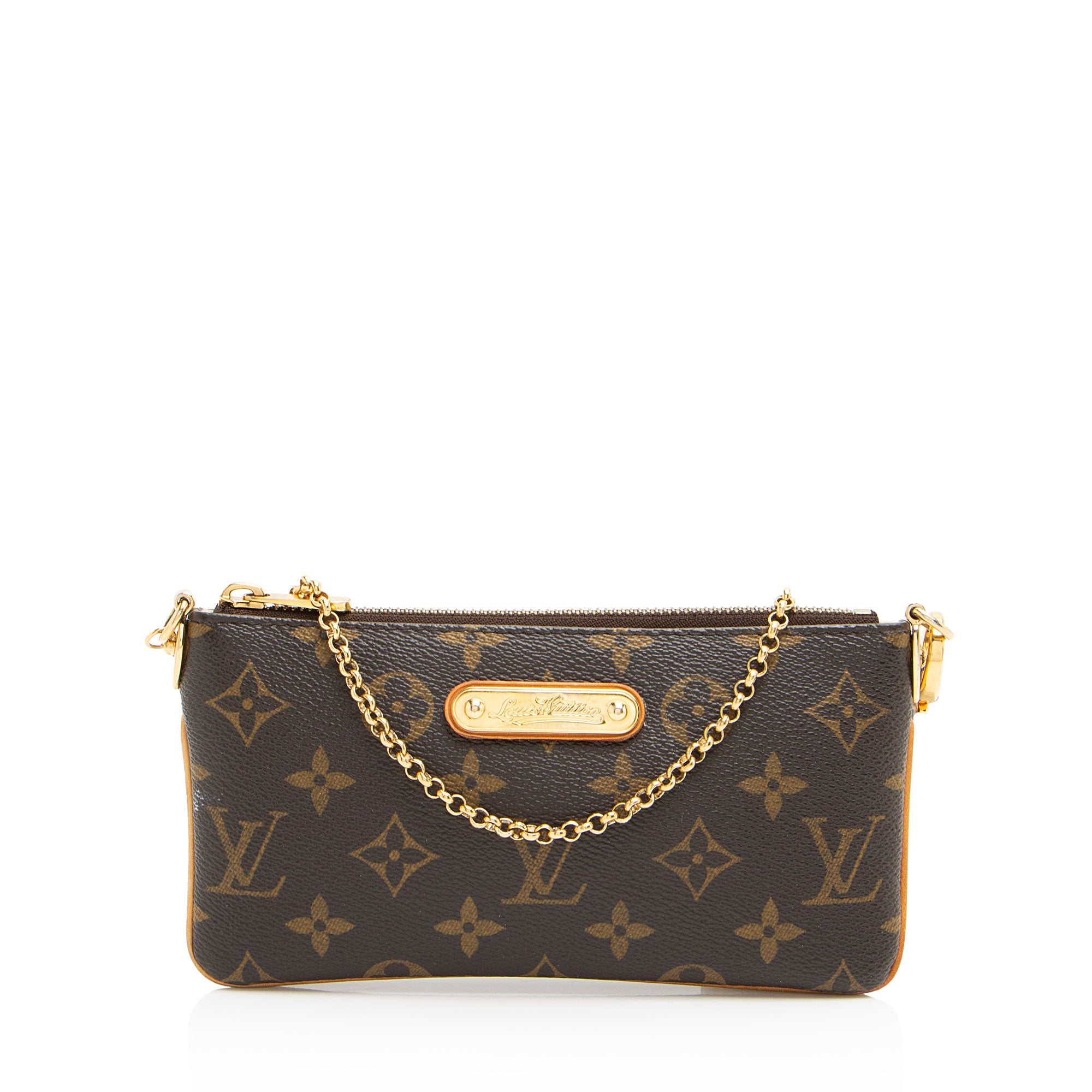 Louis Vuitton Monogram Canvas Milla MM Pochette (SHF-G8tK6E)