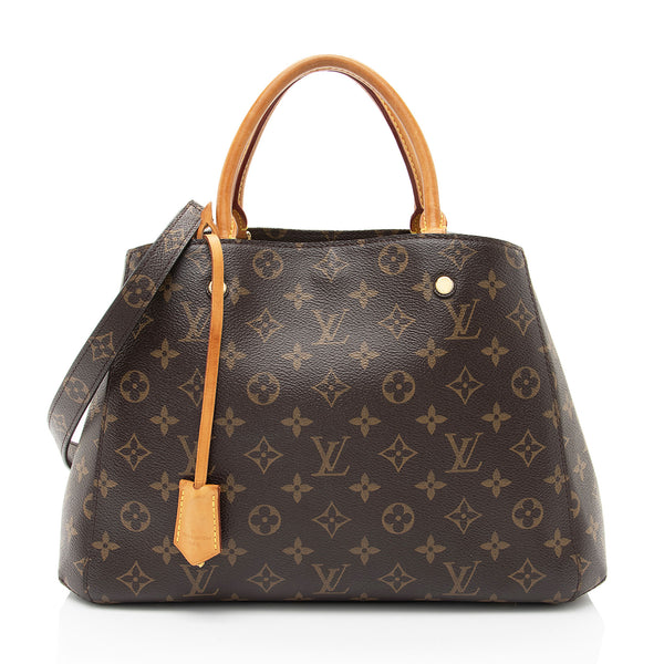 Louis Vuitton Monogram Canvas Montaigne MM Tote (SHF-LwfuwO)