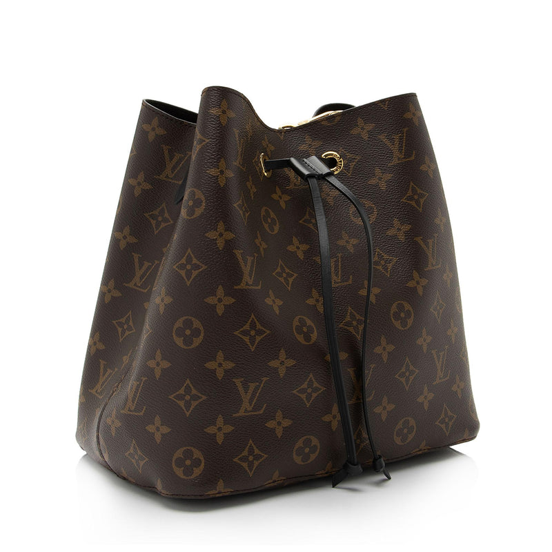 Louis Vuitton Neo Noe MM Canvas Handbag