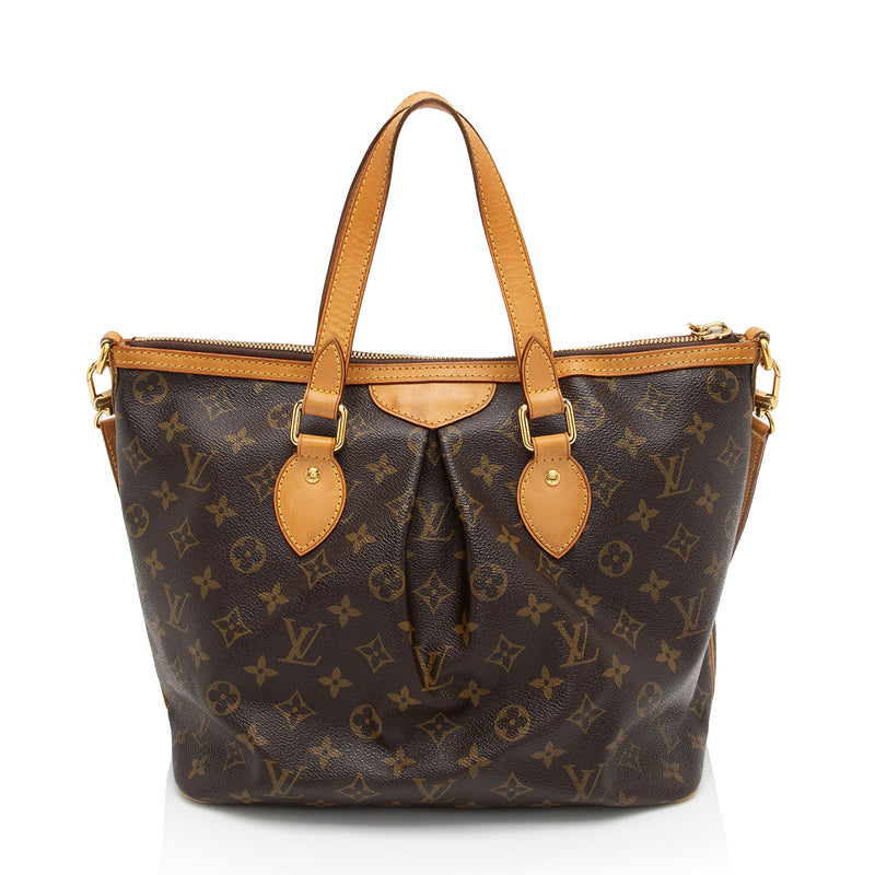 Louis Vuitton Monogram Canvas Palermo PM Tote (SHF-MEQsZM)