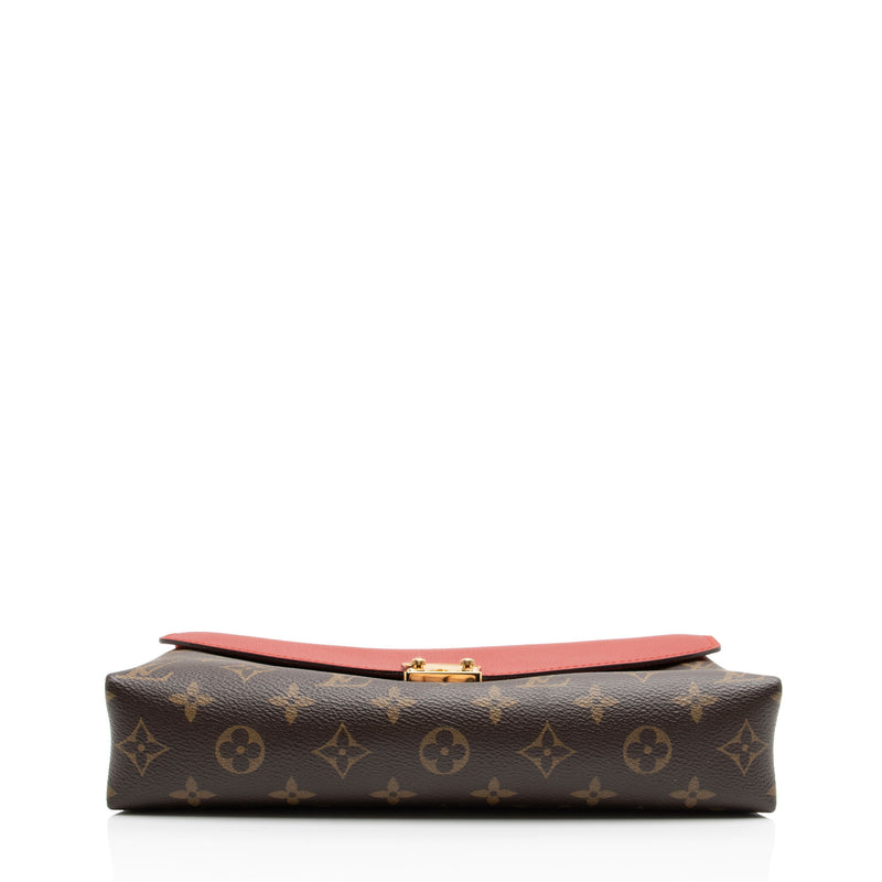 Louis Vuitton Monogram Canvas Pallas Chain Shoulder Bag (SHF-kEYMMI)