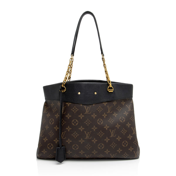 Louis Vuitton Monogram Canvas Pallas Shopper Tote (SHF-A6ynmH)