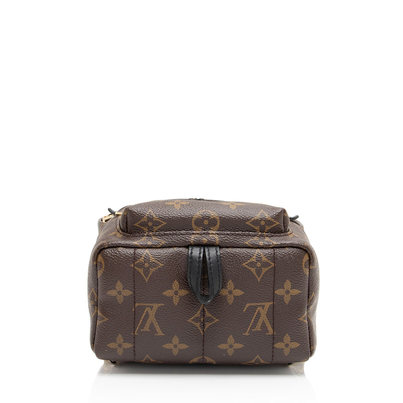 Louis Vuitton Monogram Canvas Palm Springs Mini Backpack (SHF-2EWGEF)