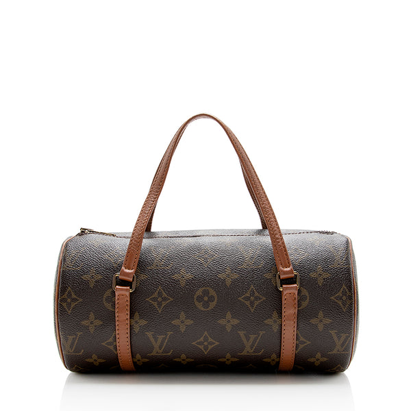 Louis Vuitton Monogram Canvas Papillon 26 Satchel (SHF-13158)