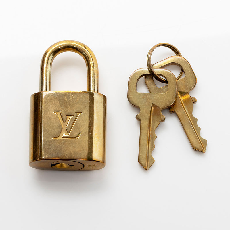 Vintage Louis Vuitton Gold Lock Keepall Speedy Alma Brass and Key Set #207  Bag