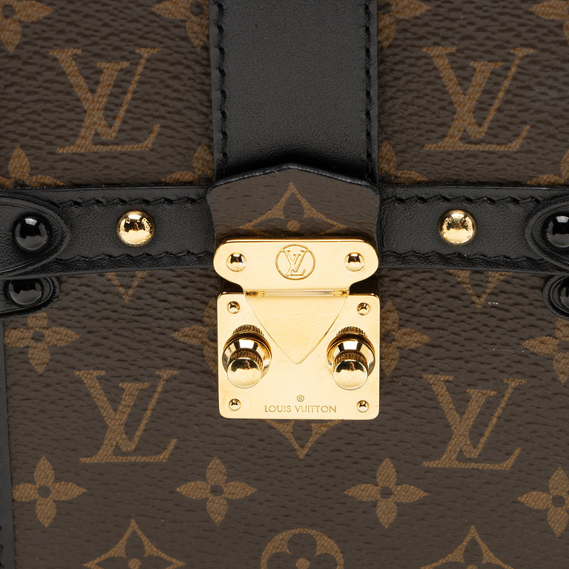 Louis Vuitton Monogram Canvas Pochette Trunk Vertical Shoulder Bag (SHF-btFj1C)