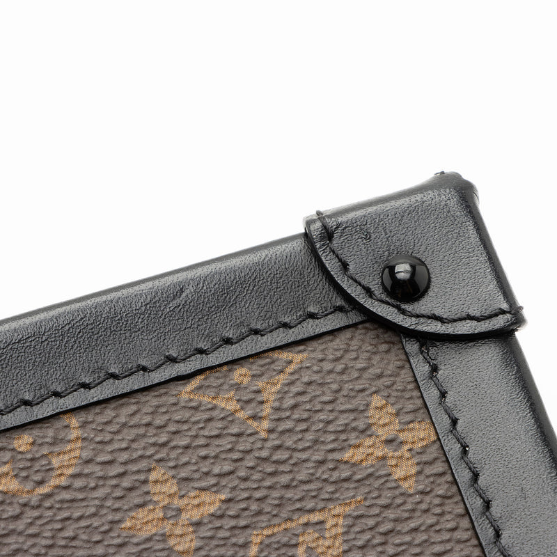 Louis Vuitton Monogram Canvas Pochette Trunk Vertical Shoulder Bag (SHF-btFj1C)