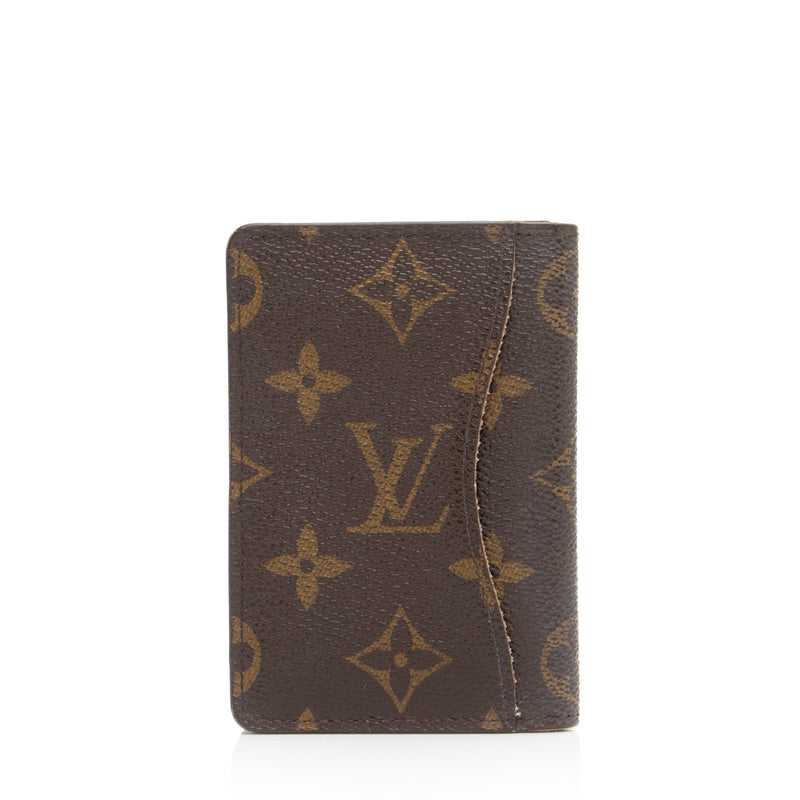 Pocket organizer leather small bag Louis Vuitton Brown in Leather