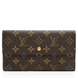 Louis Vuitton Monogram Canvas Porte Tresor International Wallet (SHF-JrTa09)