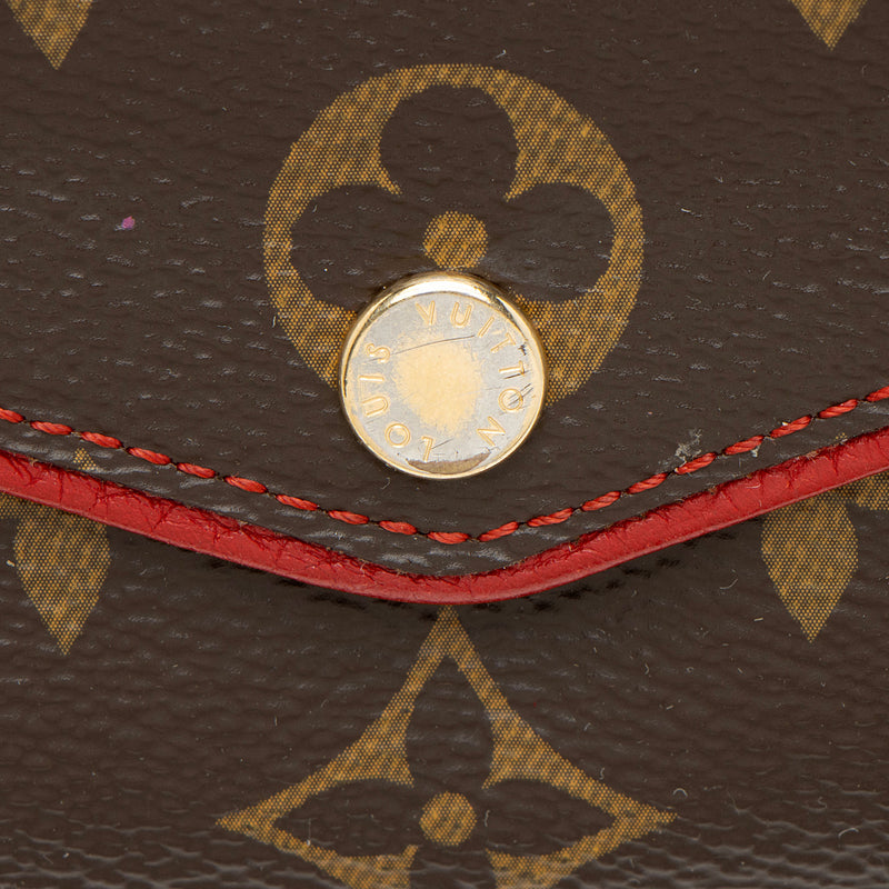 Louis Vuitton Monogram Canvas Sarah Retiro Wallet (SHF-SU5Lxq)