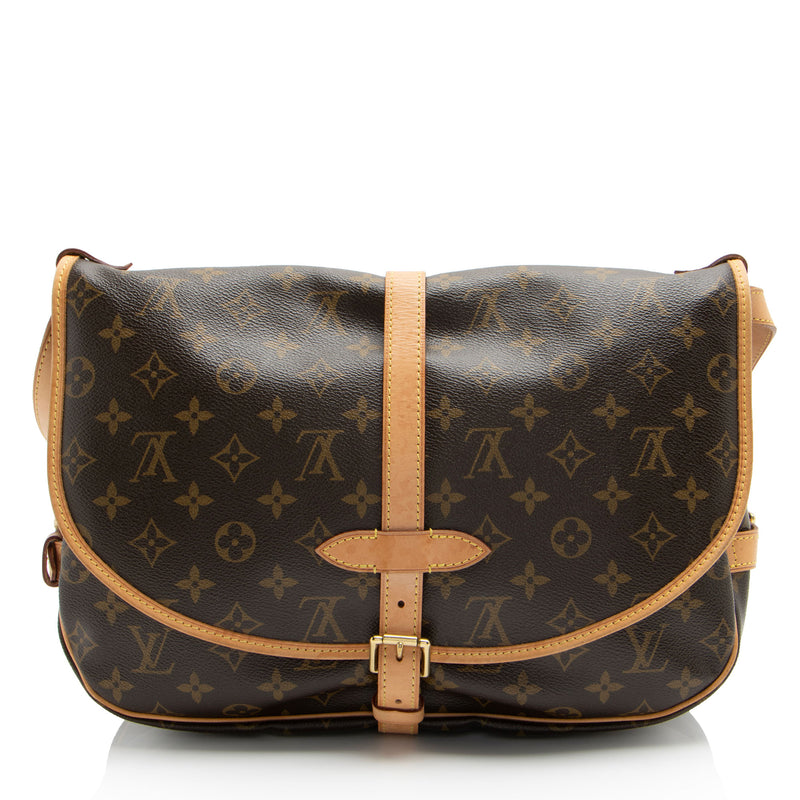 Louis Vuitton Monogram Canvas Saumur GM Messenger (SHF-iQaiuL)