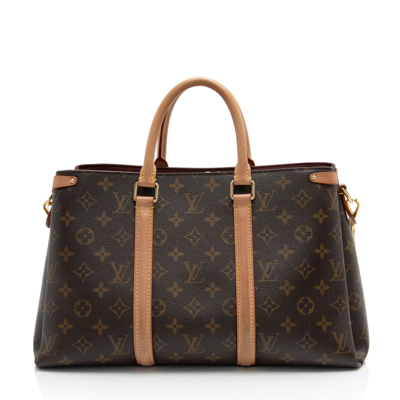 Louis Vuitton Monogram Canvas Soufflot MM Satchel (SHF-5KUjyf)