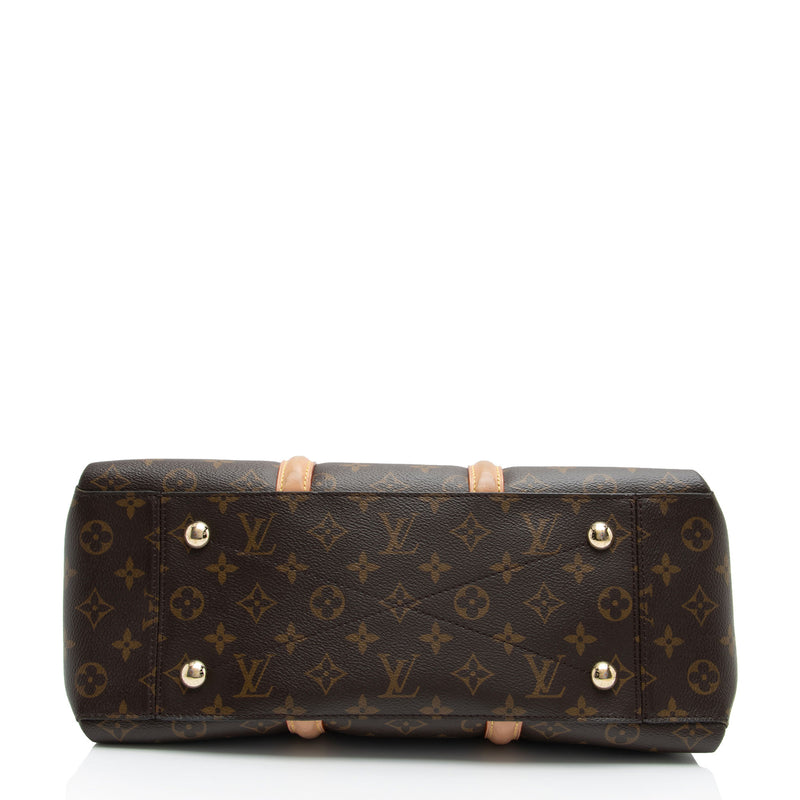 Louis Vuitton Monogram Canvas Soufflot MM Satchel (SHF-5KUjyf)