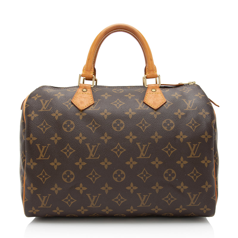 Louis Vuitton Monogram Canvas Speedy 30 Satchel (SHF-JxW6kN) – LuxeDH