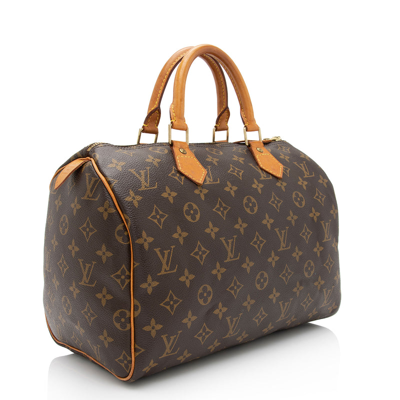 Louis Vuitton Monogram Canvas Speedy 30 Satchel (SHF-JxW6kN) – LuxeDH