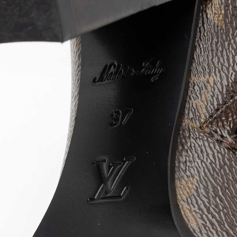Louis Vuitton Monogram Canvas Star Trail Ankle Boots - Size 7 / 37 (SHF-leJeSk)