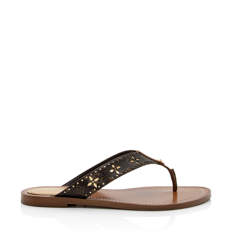 Shop Louis Vuitton Women's Gold Sandals