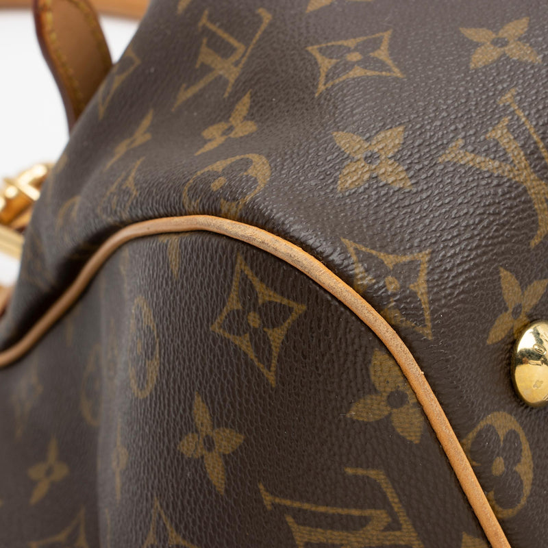 Louis Vuitton Brown, Pattern Print Monogram Tivoli GM