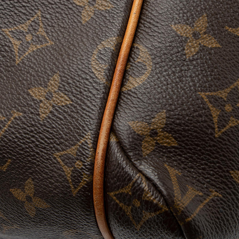 LOUIS VUITTON Totally MM Monogram Canvas Shoulder Bag Brown