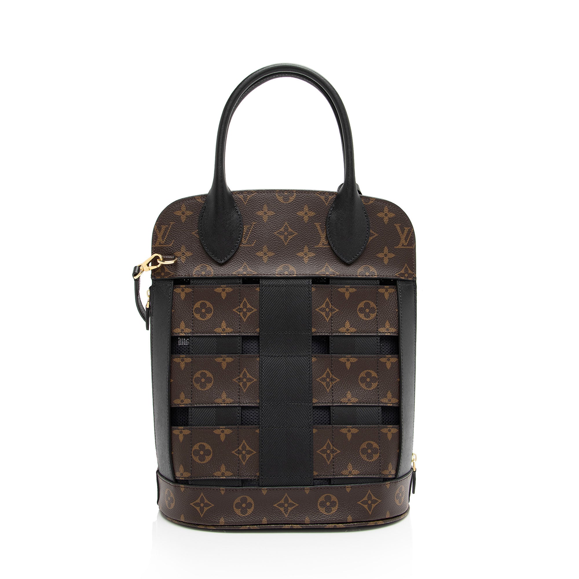 Louis Vuitton Monogram Canvas Tressage MM Tote (SHF-4PTk37)