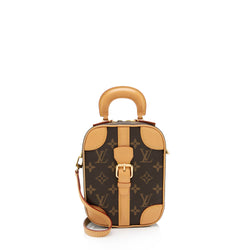 Louis Vuitton - Authenticated Valisette Handbag - Leather Brown Plain for Women, Very Good Condition